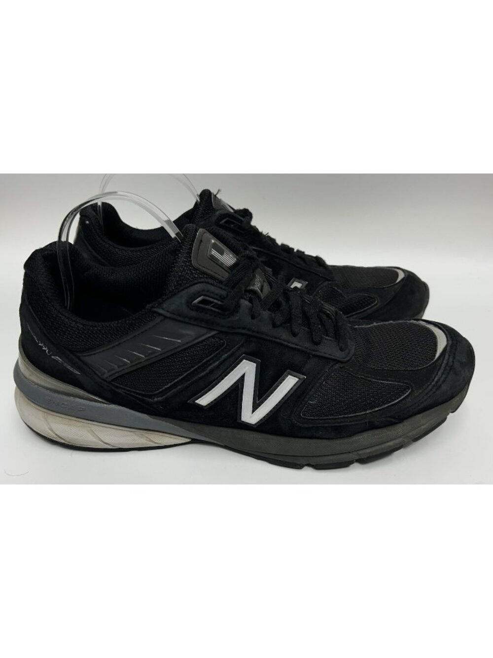New Balance 990V5 Made USA Black Suede Mens Size 11 2E M990BK5 Sneakers Shoes